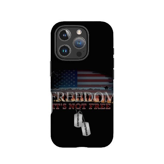Airforce Veteran Freedom isn't Free IPhone Cases