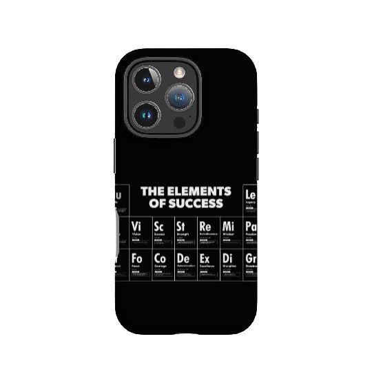 Elements Of Success Periodic Table, Gym, Hustle IPhone Cases