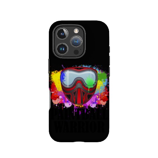 Paintball Warrior Mask Squad Paintballer Air Gun IPhone Cases