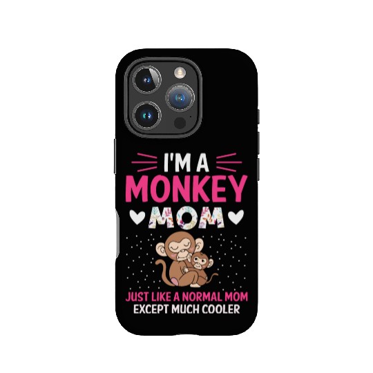 Monkey Mom Mothers Day Best Mama Ever Animal Ape IPhone Cases