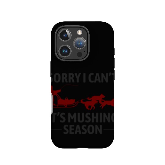 Husky Sledding Sled Dog Racing Alaskan Racers IPhone Cases