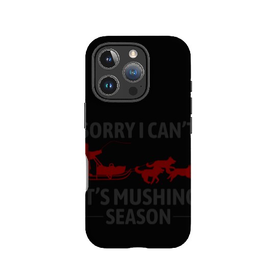 Husky Sledding Sled Dog Racing Alaskan Racers IPhone Cases