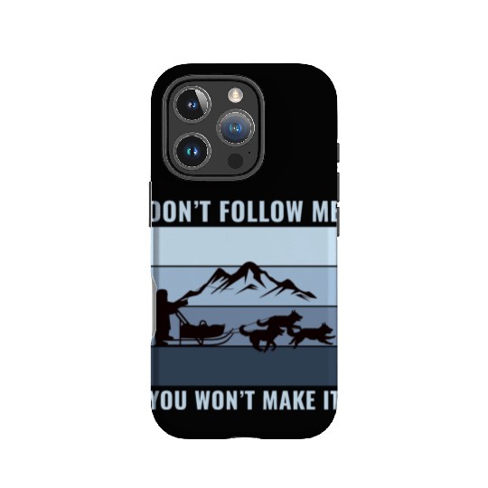 Husky Sledding Sled Dog Racing Alaskan Racers IPhone Cases