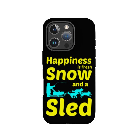 Husky Sledding Sled Dog Racing Alaskan Racers IPhone Cases