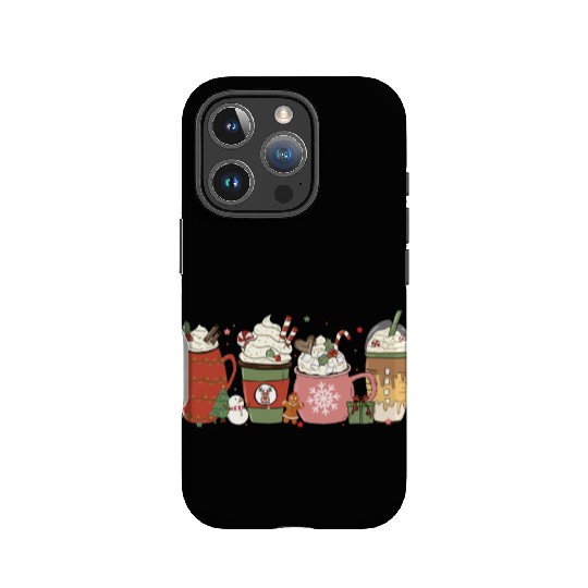 Hot Chocolate Cup Peppermint Mocha IPhone Cases