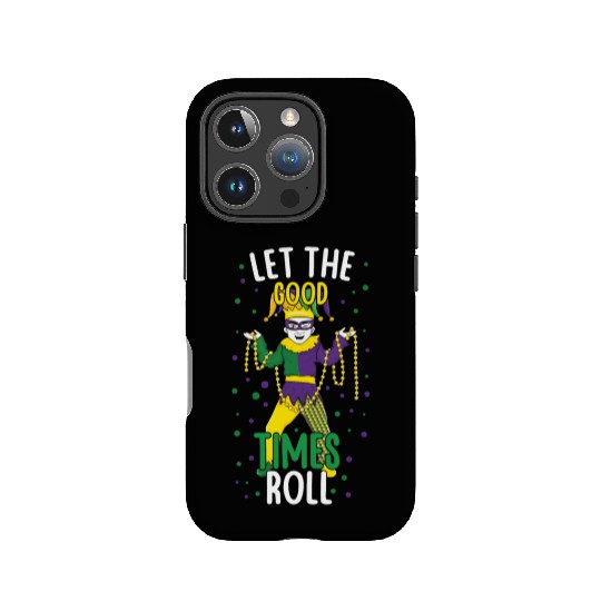 Jester Clown Festival Parade Beads Mardi Gras IPhone Cases