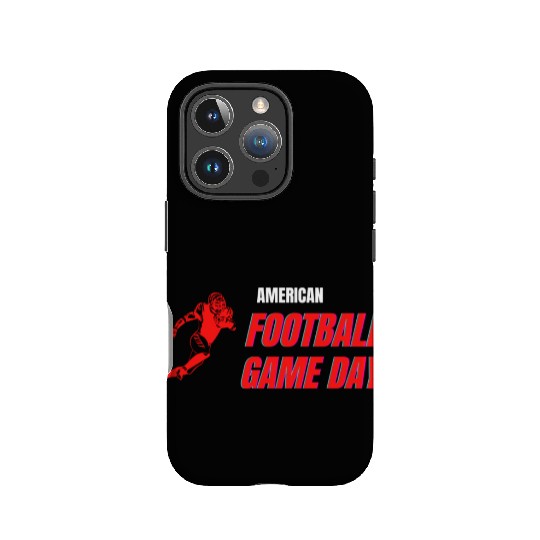 American Football Player Game Day Sport Tees IPhone Cases