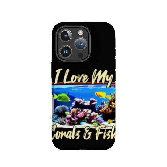Saltwater aquarium coral fish IPhone Cases
