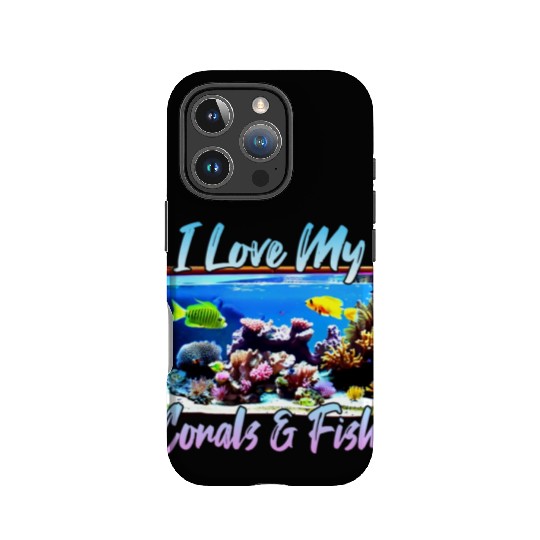 Saltwater aquarium coral fish IPhone Cases