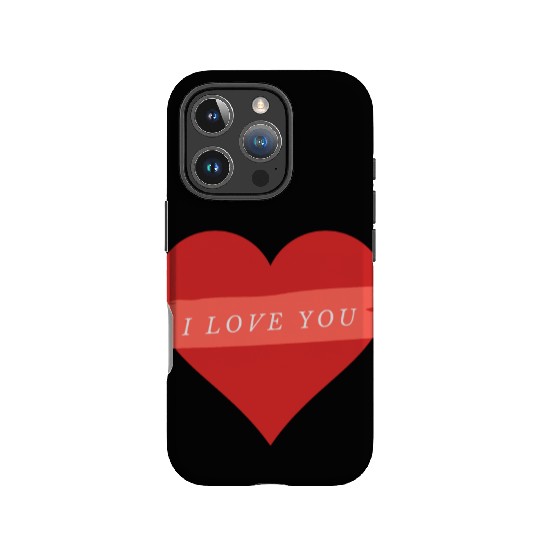 I Love You Heart Lover IPhone Cases