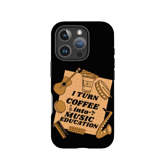 Music Teacher Coffee IPhone Cases