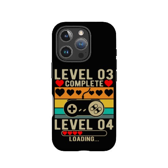 Level 3 Complete 3rd Wedding Anniversary Gamer IPhone Cases