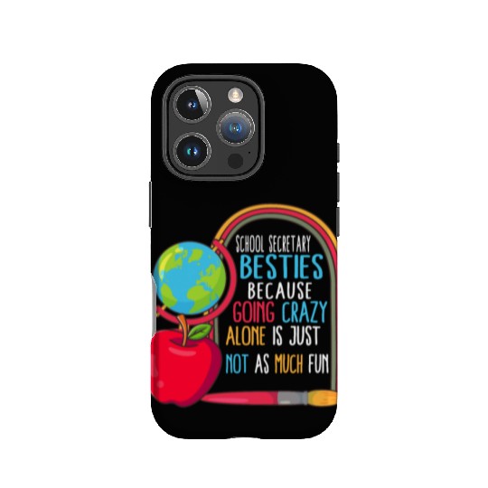 School Secretary Besties Funny IPhone Cases, Back To