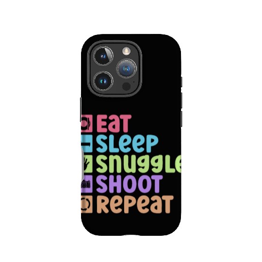Eat Sleep Snuggle Shoot Repeat - Newborn IPhone Cases