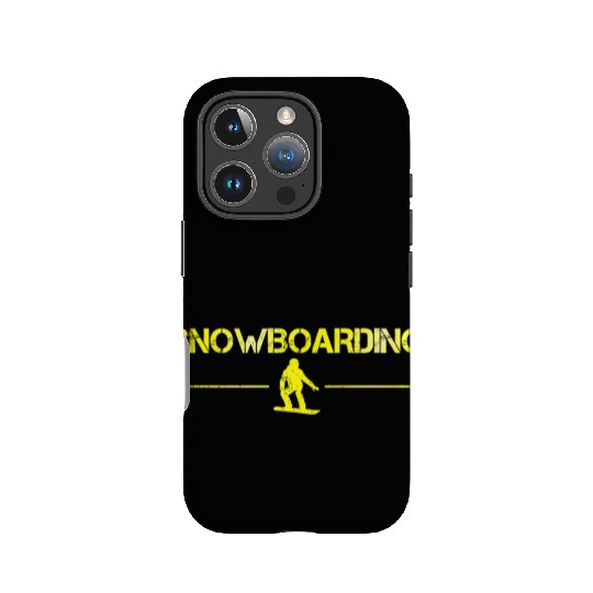 snowboarding IPhone Cases