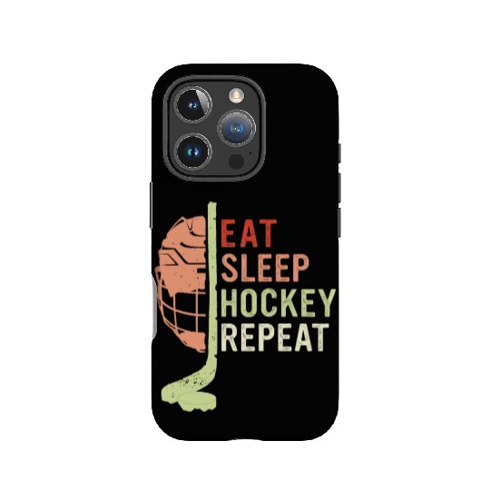 Eat Sleep Hockey Repeat IPhone Cases