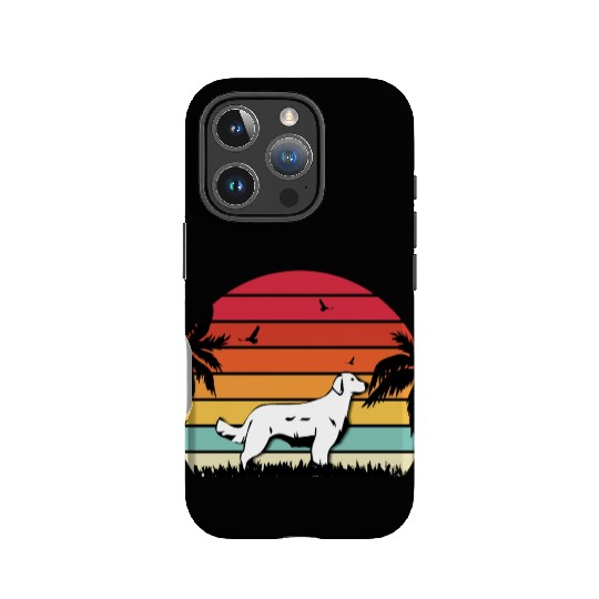 golden retriever retro style retriever lover IPhone Cases