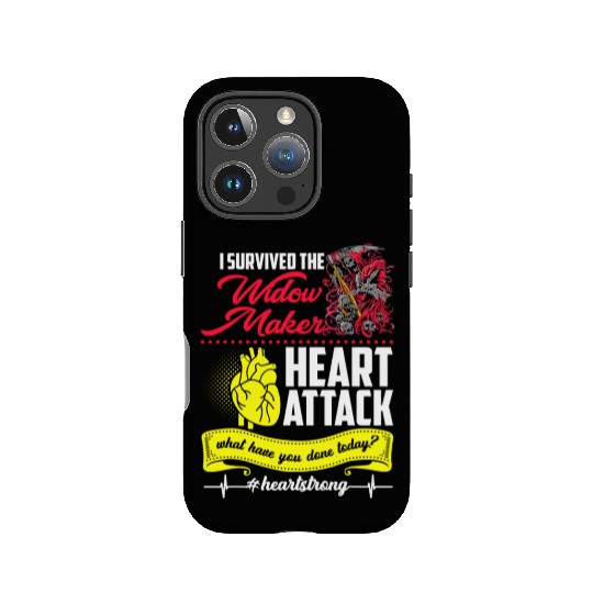 I Survived The Widow Maker Heart Attack IPhone Cases