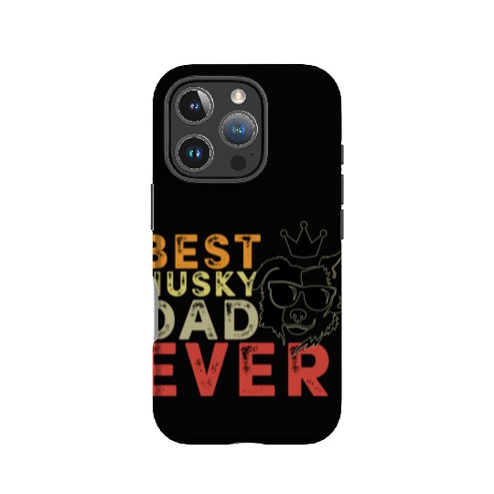 Best Husky dad ever IPhone Cases