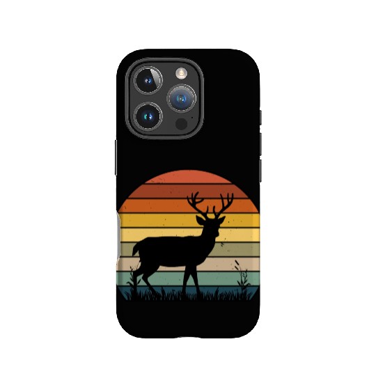 Retro Style Elk - Deer Vintage IPhone Cases