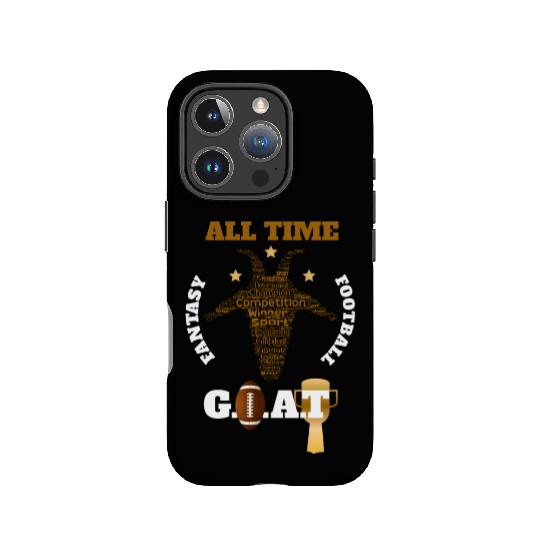 All Time Fantasy Football GOAT Apparel IPhone Cases