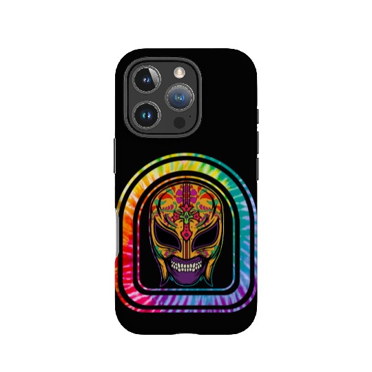 Dia De Los Muertos IPhone Cases, Lucha Libre El Santo
