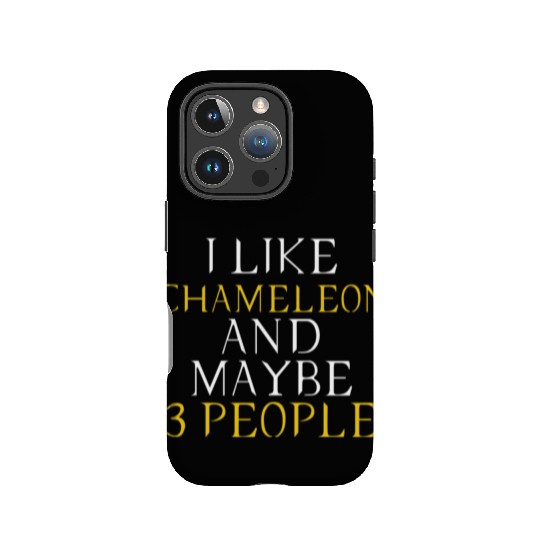 Chameleon lovers - i like Chameleon IPhone Cases