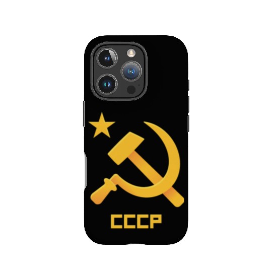 USSR Soviet Union Russia Hammer Sickel USSR Flag C IPhone Cases