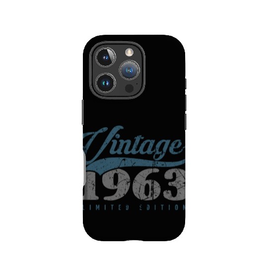 60 Years Vintage 1963 Retro 60th Birthday IPhone Cases