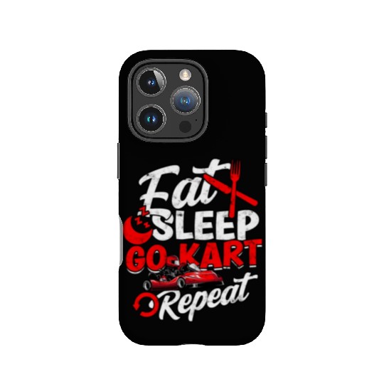 Go Kart Racer Pit Crew Car Racing Karting IPhone Cases