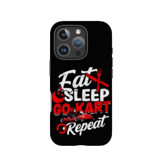 Go Kart Racer Pit Crew Car Racing Karting IPhone Cases