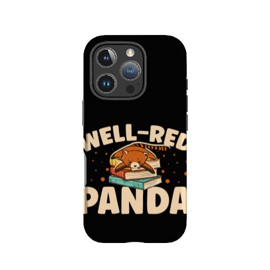 Well-Red Panda Zookeeper Zoogoer Wildlife Bookworm IPhone Cases