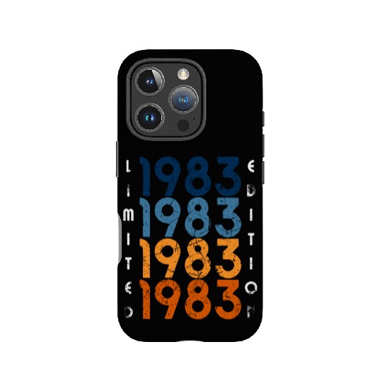 40 Years Vintage 1983 Retro 40th Birthday IPhone Cases