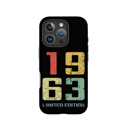 60 Years Vintage 1963 Retro 60th Birthday IPhone Cases