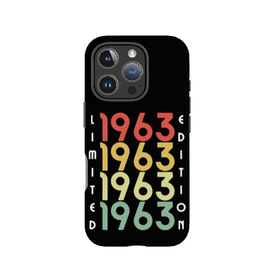 60 Years Vintage 1963 Retro 60th Birthday IPhone Cases