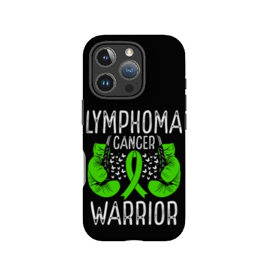 Lymphoma Cancer Warrior Awareness Ribbon Gloves IPhone Cases