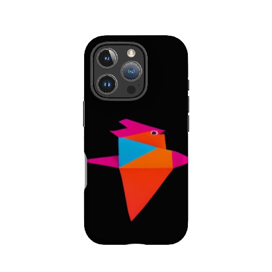 Colorful Origami Bird IPhone Cases