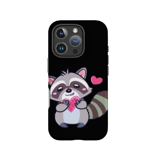 Raccoon Lover Valentine's Day, Anniversary IPhone Cases