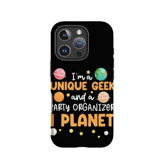 Science Theme Birthday Party Astronomy Astronaut IPhone Cases