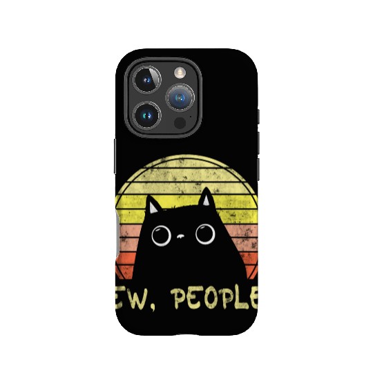 Ew, People Vintage Funny Cat Lover Gift IPhone Cases