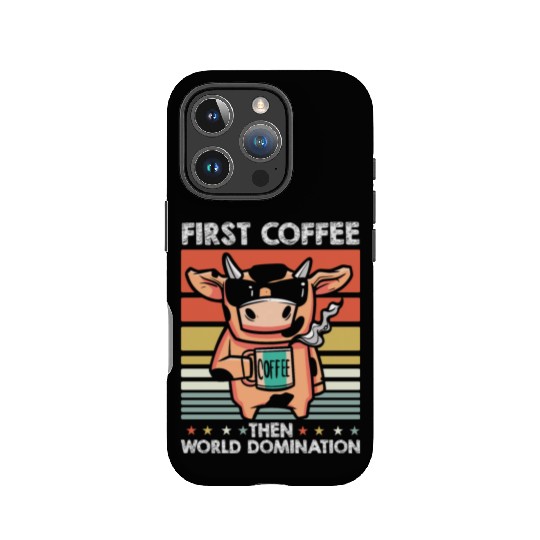 Cow Cattle Coffee Sunglasses IPhone Cases