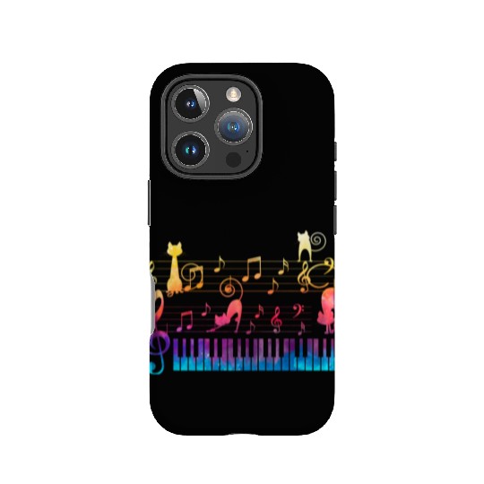 Piano Cat Musician Musical Instrument Pianist IPhone Cases