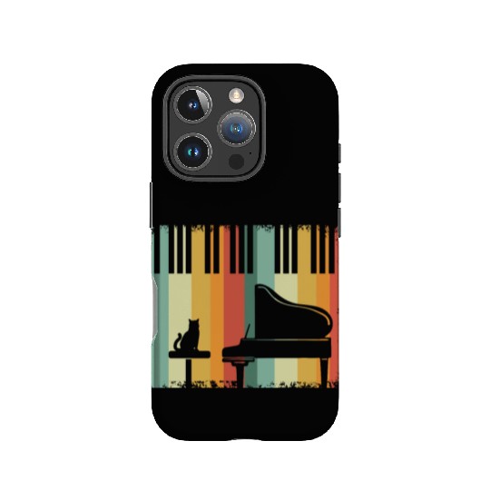 Piano Cat Musician Musical Instrument Pianist IPhone Cases