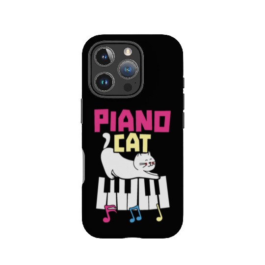 Piano Cat Musician Musical Instrument Pianist IPhone Cases