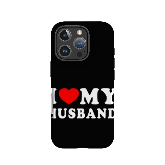 I LOVE MY HUSBAND IPhone Cases