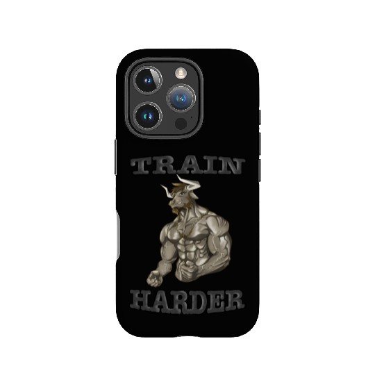 Train Harder IPhone Cases