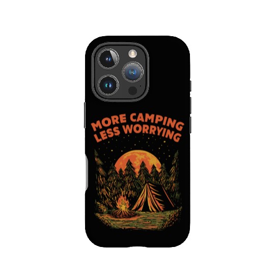 More Camping Less Worrying Camper Friends Camp Bud IPhone Cases