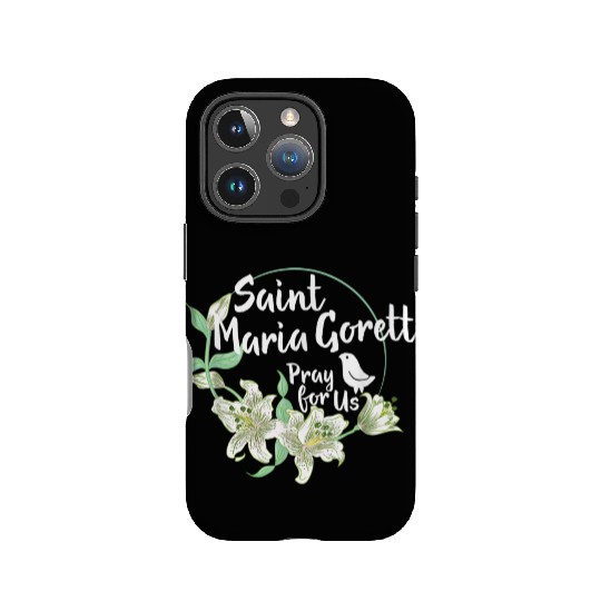 St. Maria Goretti Purity Catholic Saints Lily Symb IPhone Cases