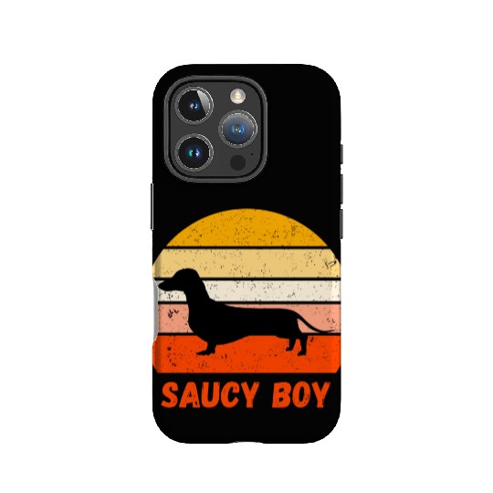 Dachshund Saucy Boy IPhone Cases