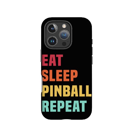 Eat Sleep Pinball Repeat - for Pinball lover IPhone Cases